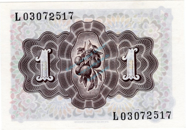 Banknote Spanien , 1 Peseta Schein 1948 -Dama de Elche- unc-kfr P.135