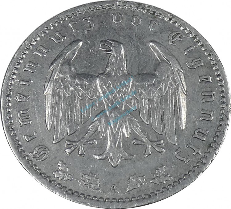 Deutsches Reich , 1 Reichsmark Kursmünze 1935 A , ss -0635-