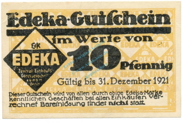 Dresden , Notgeld 10 Pfennig Schein L-gbr. Ti.1480.10.00 , S o.D. Verkehrsausgabe -4223-