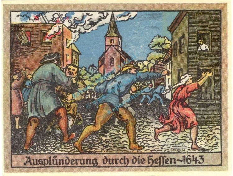 Gangelt , Notgeld 50 Pfennig Schein Nr.2 unc-kfr. M-G 406.1 , Westfalen 1921 Seriennotgeld