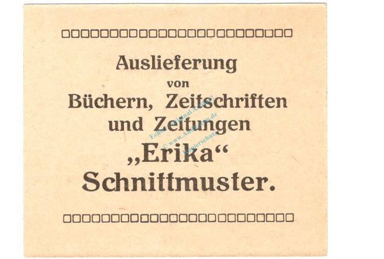 Hamburg , Notgeld 1 Pfennig Schein unc-kfr. Ti.2765.375.01 , Hamburg o.D. Verkehrsausgabe