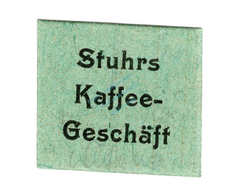 Hamburg , Notgeld 1 Pfennig Schein unc-kfr. Ti.2765.460.01 , Hamburg o.D. Verkehrsausgabe