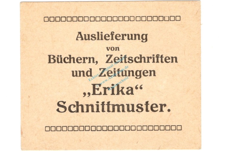 Hamburg , Notgeld 2 Pfennig Schein unc-kfr. Ti.2765.375.02 , Hamburg o.D. Verkehrsausgabe