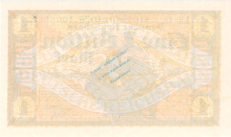Karlsruhe , Banknote 1 Billion Mark Schein unc-kfr. Keller 2583. Baden 1923 Inflation