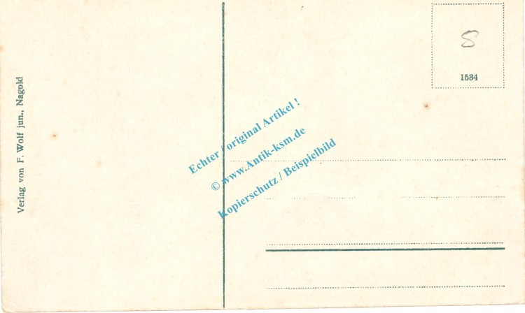 Nagold , AK-PK , Motiv -Blick in die Bahnhofstrasse- nicht gel. , Baden Württemberg