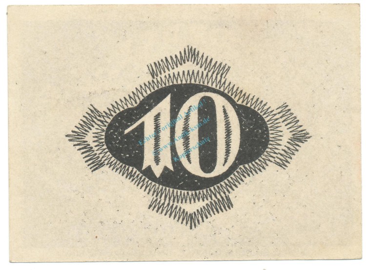 Namslau , Notgeld 10 Pfennig Schein unc-kfr. Ti.4755.10.01 , SLN 1920 Verkehrsausgabe -4159-