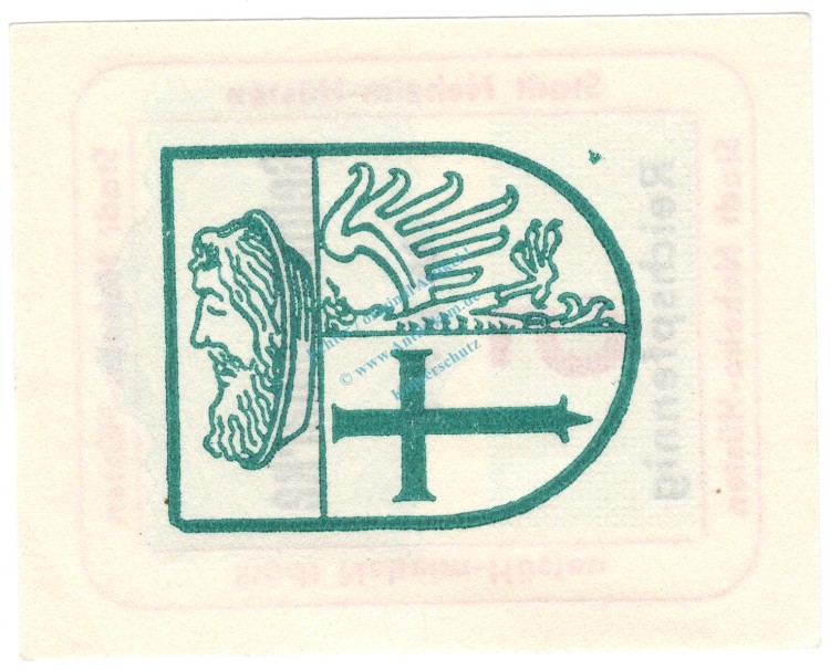 Neheim Hüsten , Notgeld 5 Pfennig Schein unc-kfr. Topp 668.1 , Westfalen 1947 Notgeld 1945-48
