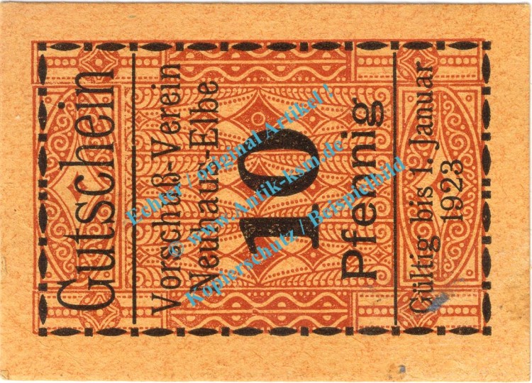 Neuhaus , Notgeld 10 Pfennig Schein in kfr. Tieste 4860.05.01 , Niedersachsen o.Neuhaus , Notgeld 10 Pfennig Schein in kfr. Tieste 4860.05.01 , Niedersachsen o.D. VerkehrsausgabeD. Verkehrsausgabe