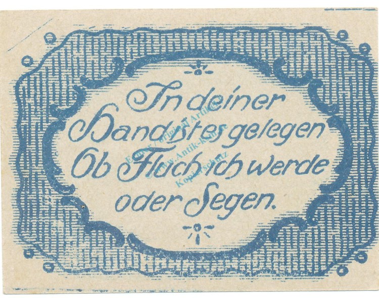 Neustadt , Notgeld 25 Pfennig Schein unc-kfr. Ti.4975.05.02 , BAY o.D. Verkehrsausgabe -4168-