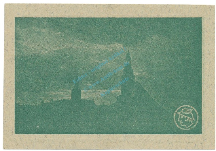 Neustadt , Notgeld 50 Pfennig Schein unc-kfr. Ti.4960.15.14 , OSL 1920 Verkehrsausgabe -4167-