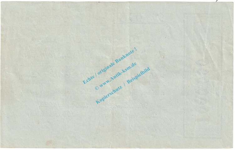 Niederlahnstein , Notgeld 1 Million Mark Schein in gbr. Keller 3918.b , Hessen 1923 Grossnotgeld Inflation