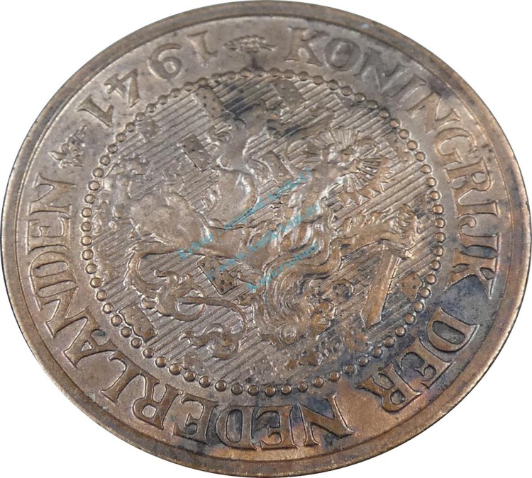 Niederlande , 2,5 Cent Münze von 1941 --Wilhelmina-- ss-vz , -0191-