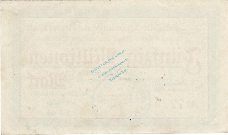 Niedermendig , Banknote 50 Millionen Mark Schein in unc-kfr Keller 3924.c , Rheinland 1923 Inflation