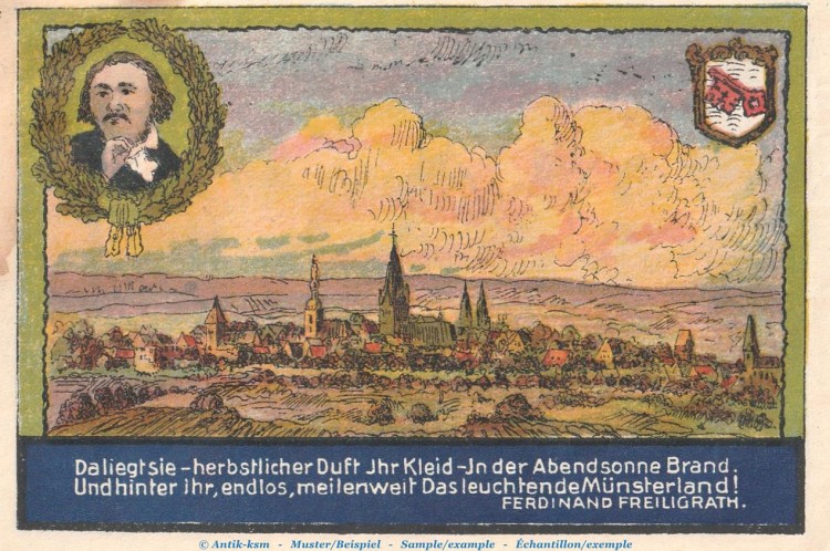 Notgeld Hansa Kaffee Soest 1232.1 , 1 Mark Schein Nr.1 in kfr. o.D. Westfalen Seriennotgeld