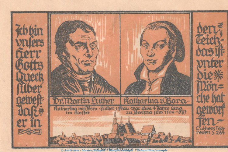 Notgeld Stadt Brehna 160.3 , 50 Pfennig Schein Nr.11 in kfr. von 1921 , Sachsen Anhalt Seriennotgeld