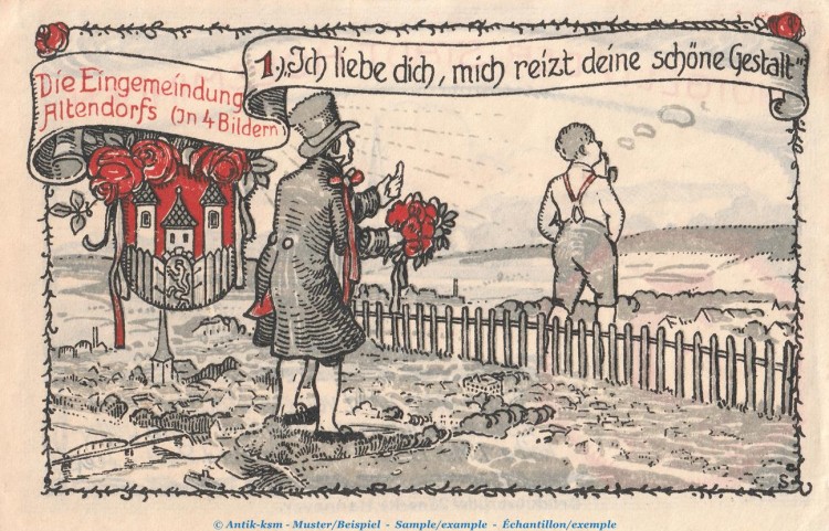 Notgeld Stadt Holzminden 625.1 , 5 Mark Schein Nr.1 in kfr. o.D. Niedersachsen Seriennotgeld