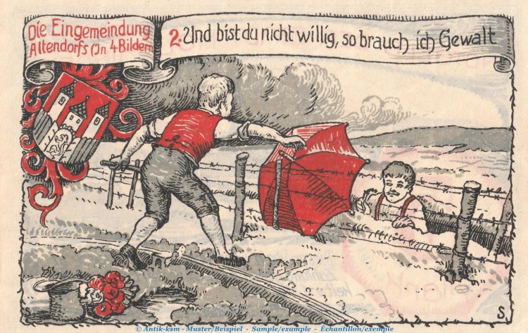 Notgeld Stadt Holzminden 625.1 , 5 Mark Schein Nr.2 in kfr. o.D. Niedersachsen Seriennotgeld