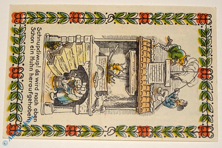 Notgeld Wiedensahl , 50 Pfennig Schein Nr 3 , Mehl Grabowski 1424.1 , Niedersachsen Seriennotgeld