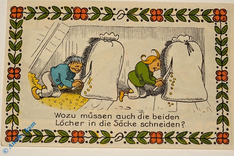 Notgeld Wiedensahl , 50 Pfennig Schein Nr 8 , Mehl Grabowski 1424.1 , Niedersachsen Seriennotgeld