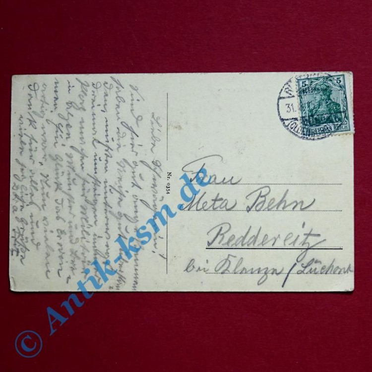 Postkarte Ansichtskarte Wilhelmshaven , Motiv Torpedobootshafen , 1915 gelaufen , Niedersachsen