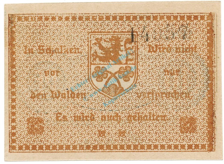 Schalkau , Notgeld 10 Pfennig Schein unc-kfr. Ti.6455.05.01 TH 1918 Verkehrsausgabe -4320-