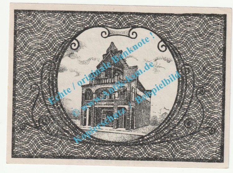 Westerland , Notgeld 50 Pfennig Schein in kfr. Tieste 7860.110.20 , Schleswig 1918 Verkehrsausgabe
