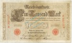 1000 Mark Schein 1908 gbr. DEU.33, Ros.36, P.36 deutsches Kaiserreich -1312-