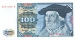 100 D-Mark Schein unc-kfr 1977 BRD-22, Ros.278, P.34.b , Deutsche Bundesbank -1272-