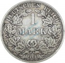 1 Mark Kursmünze -gr. Adler- 1901 F -deutsches Kaiserreich- s-ss J.17 -0846-