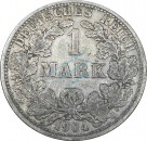 1 Mark Kursmünze -gr. Adler- 1904 F -deutsches Kaiserreich- ss J.17 -0848-