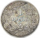 1 Mark Kursmünze -gr. Adler- 1912 D -deutsches Kaiserreich- ss-vz J.17 -0855-