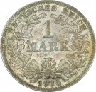 1 Mark Kursmünze -gr. Adler- 1914 J -deutsches Kaiserreich- s-ss J.17 -0852-