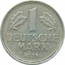 1 Mark Kursmmünze 1955 G -Bundesrepublik Deutschland- s-ss , J.385 -0704-