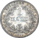 1 Mark Münze 1911 A -deutsches Kaiserreich gr. Adler- ss-vz , J.17 -0656-