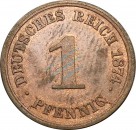 1 Pfennig Kursmünze 1874 A -Deutsches Kaiserreich- ss , J.1 -0753-