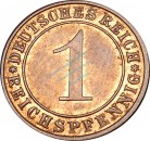 1 Pfennig Kursmünze 1936 A -Deutsches Reich- ss-vz , J.313 -0774-