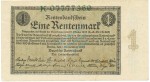 1 Rentenmark Schein 1923 L-gbr. DEU.199, Ros.154, P.161 deutsche Rentenbank -1313-