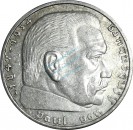 2 Mark Kursmünze -Hindenburg- 1939 A -deutsches Reich- ss-vz J.366 -0804-