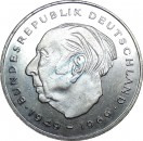 2 Mark Kursmmünze 1986 F -BRD Theodor Heuss- ss-vz , J.407 -0681-