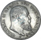 3 Mark Münze 1909 F -Wilhelm II König von Württemberg 1891-1918- , ss-vz , J.175 -0647-