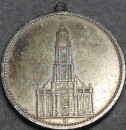 5 Mark Kursmünze -Kirche o.D.- 1934 A -deutsches Reich- ss J.357 -0788-