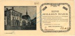 Attendorn , Banknote 1 Million Mark Schein gbr. Keller 171.a4 , Westfalen 1923 Inflation