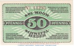 Bad Oldeslohe Notgeld , 50 Pfennig -52mm- in kfr. Tieste 5375.05.15 o.D. Schleswig Holstein Verkehrsausgabe