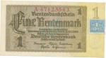 Banknote , 1 Mark Schein -Kupon- unc-kfr. SBZ-1b, Ros.330, P.1, DDR 1948 Alliierte Besatzung