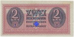 Banknote , 2 Mark Schein in f-kfr. DWM-7, Ros.506, M.37, Wehrmacht - 3. Reich -1321-