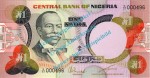 Banknote Nigeria , 1 Naira Schein -H.Macaulay- ND 1979 in unc - kfr