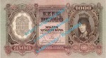 Banknote Ungarn - Hungary , 1.000 Pengo Schein von 1943 in unc , kfr