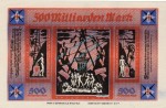 Bielefeld , Banknote 500 Milliarden Mark Schein unc-kfr. Keller 415.h , Westfalen 1923 Inflation
