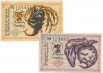 Bielefeld , Notgeld Set 2 Scheine -C- unc-kfr. Ti.0620.05.85-86 NRW 1919 Verkehrsausgabe -4240-