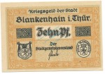 Blankenhain , Notgeld 10 Pfennig Schein unc-kfr. Ti.0725.05.10 TH o.D. Verkehrsausgabe -4250-